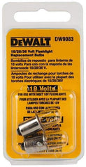 DeWALT - 18 Volt, Halogen Portable Work Light Replacement Bulb - Use with DW9083 - USA Tool & Supply