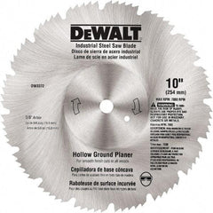 DeWALT - 10" Diam, 80 Tooth Wet & Dry Cut Saw Blade - Steel, Standard Round Arbor - USA Tool & Supply