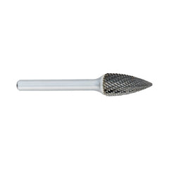 ‎SM-1 -6mm × 12mm LOC × 6mm Shank × 50mm OAL Pointed Cone Carbide Medium Tough Cut Burr - USA Tool & Supply