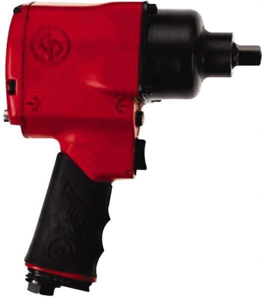 Chicago Pneumatic - 1/2" Drive, 6,400 RPM, 525 Ft/Lb Torque Impact Wrench - Pistol Grip Handle, 1,320 IPM, 25 CFM, 90 psi, 1/4" NPT Inlet - USA Tool & Supply