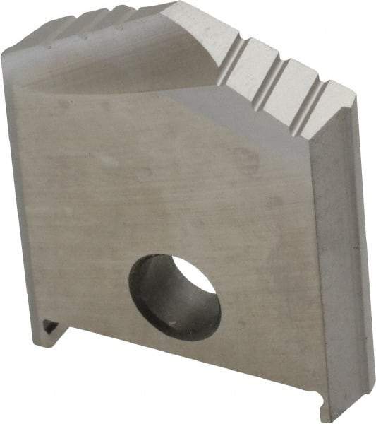 Allied Machine and Engineering - 1-1/4" Diam x 9/32" Thick, Seat Code B, 130° Included Angle Spade Drill Insert - Uncoated Powdered Metal, Powdered Metal, Series B - USA Tool & Supply