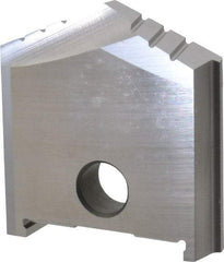 Allied Machine and Engineering - 1-3/8" Diam x 11/16" Thick, Seat Code B, 130° Included Angle Spade Drill Insert - Uncoated Powdered Metal, Powdered Metal, Series B - USA Tool & Supply