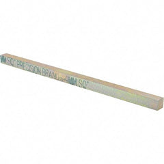 Precision Brand - 12" Long, Zinc Yellow Dichromate Key Stock - Oversized Key Stock - USA Tool & Supply