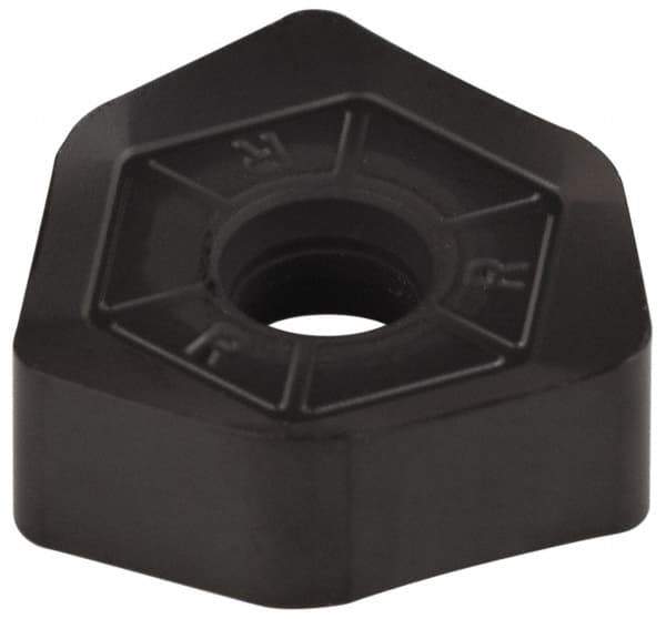 Kennametal - XNGJ535 GD Grade KCPK30 Carbide Milling Insert - TiN/TiCN/Al2O3 Finish, 0.217" Thick, 5/8" Inscribed Circle, 1.6mm Corner Radius - USA Tool & Supply