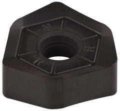 Kennametal - XNGJ535 GD Grade KCPK30 Carbide Milling Insert - TiN/TiCN/Al2O3 Finish, 0.217" Thick, 5/8" Inscribed Circle, 1.6mm Corner Radius - USA Tool & Supply