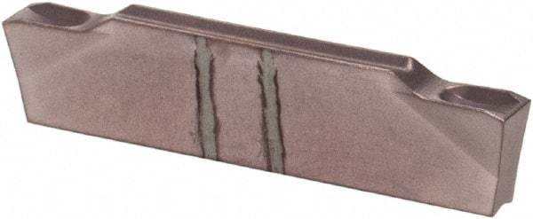 Kyocera - GMM MT PR930 Grade, 2mm Cutting Width, Carbide Cutoff Insert - 0.00, 0.05mm Cnr Rad, Double End - USA Tool & Supply