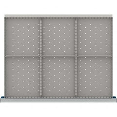 LISTA - 6-Compartment Drawer Divider Layout for 3.15" High Drawers - USA Tool & Supply
