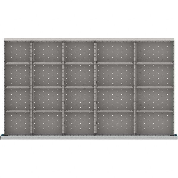 LISTA - 20-Compartment Drawer Divider Layout for 3.15" High Drawers - USA Tool & Supply