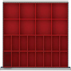 LISTA - 24-Compartment Drawer Divider Layout for 3.15" High Drawers - USA Tool & Supply