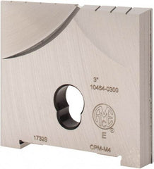 Allied Machine and Engineering - 3" Diam x 7/16" Thick, Seat Code E, Flat Bottom Spade Drill Insert - Uncoated Powdered Metal, Powdered Metal, Series E - USA Tool & Supply