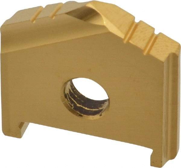 Allied Machine and Engineering - 1" Diam x 3/16" Thick, Seat Code A, 130° Included Angle Spade Drill Insert - TiN Coated, High Speed Steel, Series A - USA Tool & Supply