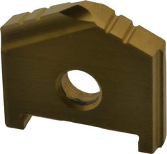 Allied Machine and Engineering - 1-1/32" Diam x 3/16" Thick, Seat Code A, 130° Included Angle Spade Drill Insert - TiN Coated, High Speed Steel, Series A - USA Tool & Supply