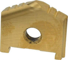 Allied Machine and Engineering - 1-1/16" Diam x 3/16" Thick, Seat Code A, 130° Included Angle Spade Drill Insert - TiN Coated, High Speed Steel, Series A - USA Tool & Supply