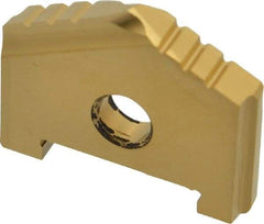 Allied Machine and Engineering - 1-3/16" Diam x 3/16" Thick, Seat Code A, 130° Included Angle Spade Drill Insert - TiN Coated, High Speed Steel, Series A - USA Tool & Supply