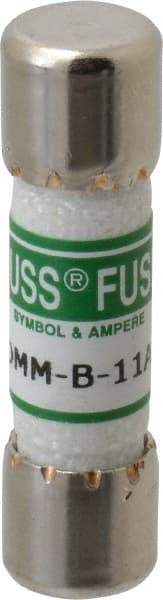 Cooper Bussmann - 1,000 VAC/VDC, 11 Amp, Fast-Acting General Purpose Fuse - 38.1mm OAL, 10mm Diam - USA Tool & Supply