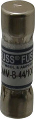 Cooper Bussmann - 1,000 VAC/VDC, 0.44 Amp, Fast-Acting General Purpose Fuse - 34.9mm OAL, 10mm Diam - USA Tool & Supply
