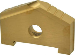 Allied Machine and Engineering - 2-1/32" Diam x 5/16" Thick, Seat Code C, 130° Included Angle Spade Drill Insert - TiN Coated, High Speed Steel, Series C - USA Tool & Supply
