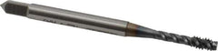 OSG - 5/8-11 UNC 4 Flute 3B Bottoming Spiral Flute Tap - Vanadium High Speed Steel, TiCN Finish, 3-13/16" OAL, Right Hand Flute, Right Hand Thread, H3, Series 303 - USA Tool & Supply