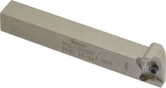 Iscar - 0.256" Max Depth of Cut, 0.5mm Min Groove Width, 120mm OAL, Left Hand Indexable Grooving Cutoff Toolholder - 16mm Shank Height x 16mm Shank Width, PENTA 24... Insert Style, PCH Toolholder Style, Series PentaCut - USA Tool & Supply
