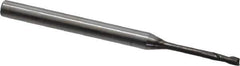 OSG - 1/16", 3/16" LOC, 1/8" Shank Diam, 1-3/4" OAL, 2 Flute, Solid Carbide Square End Mill - Single End, Diamond Finish, Spiral Flute, 30° Helix, Centercutting, Right Hand Cut, Right Hand Flute, Series 7020 - USA Tool & Supply
