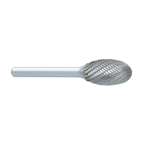 ‎SL-1 -6mm × 16mm LOC × 6mm Shank × 50mm OAL 14 Degree Included Angle Carbide Medium Tough Cut Burr - USA Tool & Supply