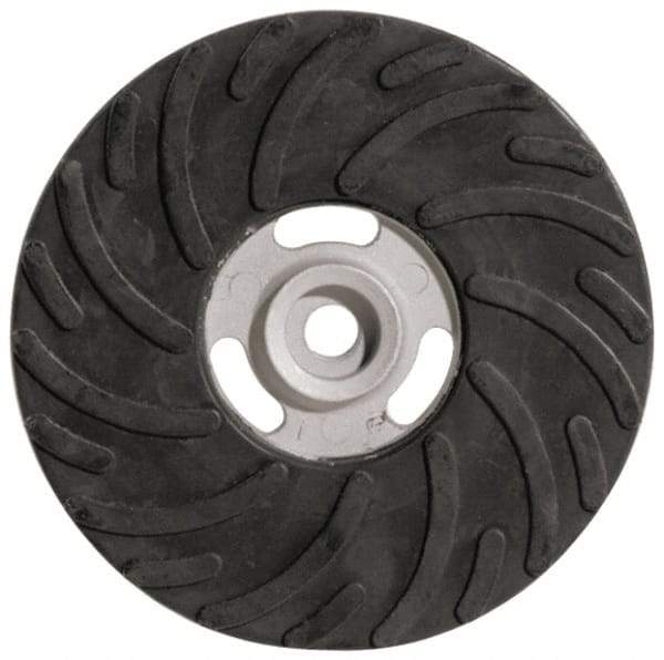 Made in USA - 7" Diam Locking Nut Disc Backing Pad - Soft Density, 8,500 RPM - USA Tool & Supply