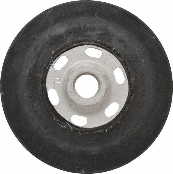 Made in USA - 4-1/2" Diam Disc Backing Smooth Backing Pad - 5/8" Shank Diam, Soft Density, 11,000 RPM - USA Tool & Supply