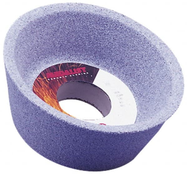 Grier Abrasives - 5 Inch Diameter x 1-1/4 Inch Hole x 1-3/4 Inch Thick, 46 Grit Tool and Cutter Grinding Wheel - USA Tool & Supply