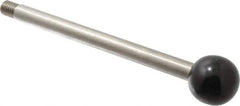 Gibraltar - 1/2-13 Stem, 1.38" Knob Diam, 1/2" Shaft Diam, Type A Gear Lever Arm with Ball Knob - 0.63" Thread Length, 7.58" Handle Length, Stainless Steel Shaft, Phenolic Knob - USA Tool & Supply