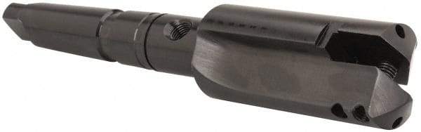 Allied Machine and Engineering - Series D, 2 to 2-7/8" Diam, 4MT Taper Shank, Straight Flute Spade Drill - 4-1/2" Max Depth, 7-7/16" Body Length, 11-1/16" OAL, Short Length, Through Coolant - USA Tool & Supply