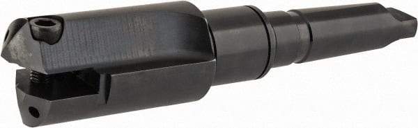Allied Machine and Engineering - Series F, 3 to 3-7/8" Diam, 5MT Taper Shank, Straight Flute Spade Drill - 5-1/2" Max Depth, 9-5/16" Body Length, 13-15/16" OAL, Short Length, Through Coolant - USA Tool & Supply