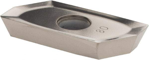 Kennametal - KG2508 Grade KC410M Carbide Milling Insert - TiB2 Finish, 0.205" Thick, 0.8mm Corner Radius - USA Tool & Supply