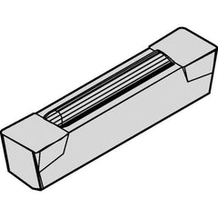 Kennametal - 6A4 Grade KYS30, 6mm Cutting Width Ceramic-SI Grooving Insert - 4.6mm Max Depth of Cut, Neutral, 0.031" Corner Radius, Uncoated - USA Tool & Supply