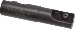 Kennametal - 1.18" Cut Diam, 2.03" Max Depth of Cut, 1" Shank Diam, Internal/External Indexable Thread Mill - Insert Style STN 27, 1.06" Insert Size, 1 Insert, Toolholder Style K118, 4.38" OAL - USA Tool & Supply