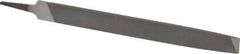 Nicholson - 12" Long, Smooth Cut, Mill American-Pattern File - Single Cut, 7/32" Overall Thickness, Tang - USA Tool & Supply