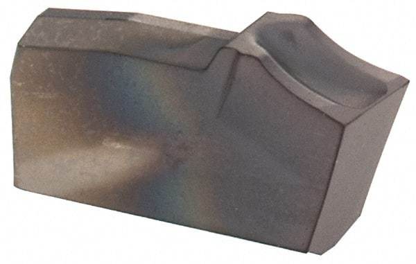 Kennametal - A2030 CM KC5025 Grade, 0.1181" Cutting Width, Carbide Cutoff Insert - 6° Left Hand Lead Angle, 0.0039" Cnr Rad, TiAlN Coated - USA Tool & Supply