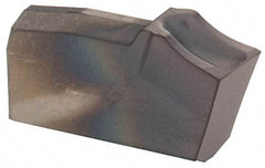 Kennametal - A2030 CM KC5025 Grade, 0.1181" Cutting Width, Carbide Cutoff Insert - 6° Left Hand Lead Angle, 0.0039" Cnr Rad, TiAlN Coated - USA Tool & Supply