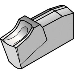 Kennametal - A2022 CR KC5025 Grade, 0.0866" Cutting Width, Carbide Cutoff Insert - 0° Neutral Lead Angle, 0.0079" Cnr Rad, TiAlN Coated - USA Tool & Supply