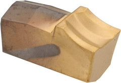 Kennametal - A2040 CR KT315 Grade, 0.1575" Cutting Width, Cermet Cutoff Insert - 0° Neutral Lead Angle, 0.0079" Cnr Rad, TiN/TiCN/TiN Coated - USA Tool & Supply
