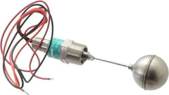 Gems Sensors - 1" Thread, 900 Max psi, 300°F Max, Liquid Level Side Mounted Float Switches - 0.9 Float SG, Stainless Steel Stem, Side Mounting Switch for Broad Range of Chemicals, N.O./N.C. Switch Logic - USA Tool & Supply