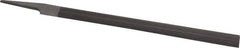 Nicholson - 12" Long, Smooth Cut, Half Round American-Pattern File - Single, Double Cut, 0.3438" Overall Thickness, Tang - USA Tool & Supply