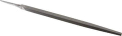 Nicholson - 12" Long, Smooth Cut, Square American-Pattern File - Double Cut, Tang - USA Tool & Supply