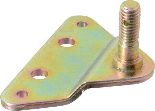 Value Collection - 0.39" Diam Yellow Zinc Offset Bracket - For Hydraulic Dampers & Gas Springs - USA Tool & Supply