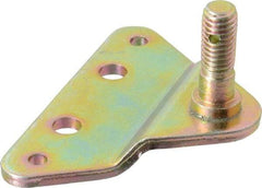 Value Collection - 0.39" Diam Yellow Zinc Offset Bracket - For Hydraulic Dampers & Gas Springs - USA Tool & Supply