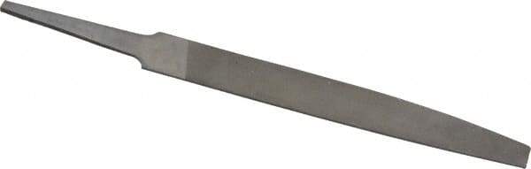 Nicholson - 4" Long, Smooth Cut, Knife American-Pattern File - Double Cut, 7/64" Overall Thickness, Tang - USA Tool & Supply