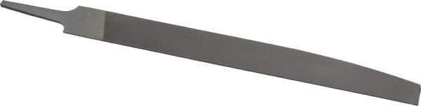 Nicholson - 10" Long, Smooth Cut, Knife American-Pattern File - Double Cut, 1/4" Overall Thickness, Tang - USA Tool & Supply