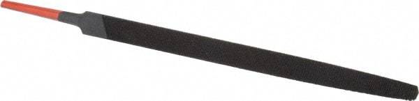 Simonds File - 8" Long, Bastard Cut, Triangle American-Pattern File - Double Cut, 5/8" Overall Thickness, Tang - USA Tool & Supply