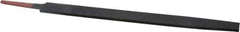 Simonds File - 10" Long, Smooth Cut, Mill American-Pattern File - Single Cut, 11/64" Overall Thickness, Tang - USA Tool & Supply