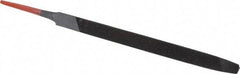 Simonds File - 6" Long, Bastard Cut, Taper American-Pattern File - Single Cut, 15/32" Overall Thickness, Tang - USA Tool & Supply