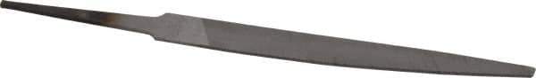 Nicholson - 4" Long, Smooth Cut, Warding American-Pattern File - Double Cut, 3/64" Overall Thickness, Tang - USA Tool & Supply